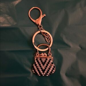 Crystal Purse Bag Charm